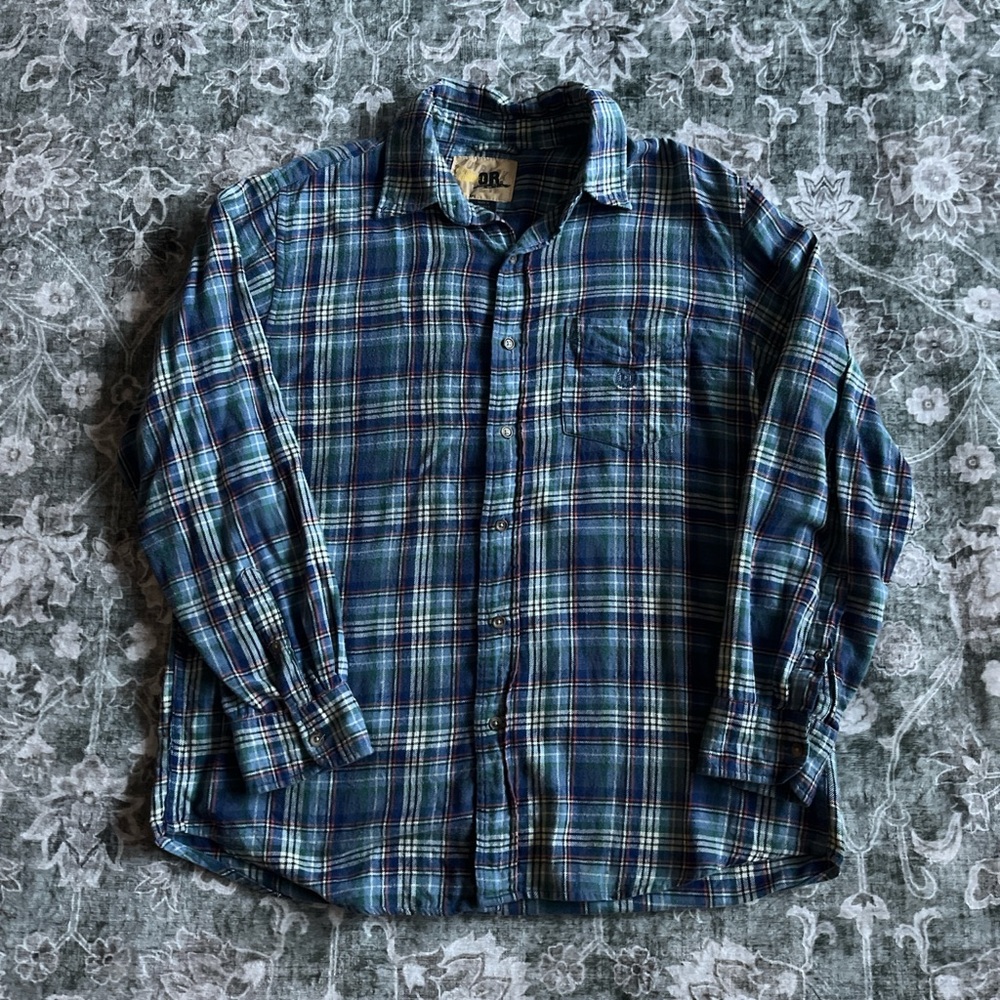 Vintage Men's Multicolor Plaid Shirt